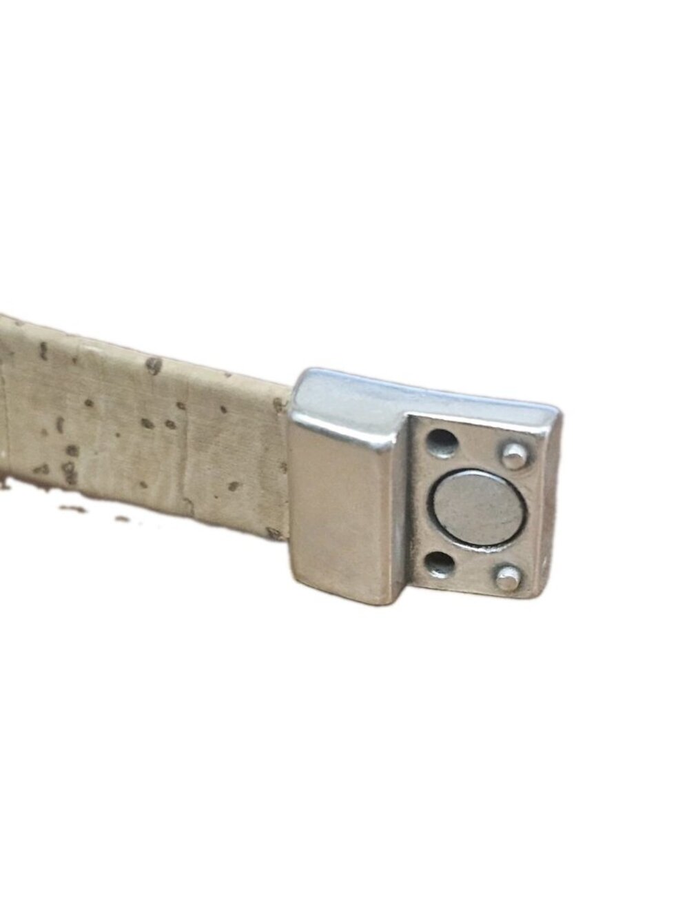 IL TORNIO handcrafted Artisan Cork With Silver Accents Blue Stone Magnetic... - Picture 4 of 9